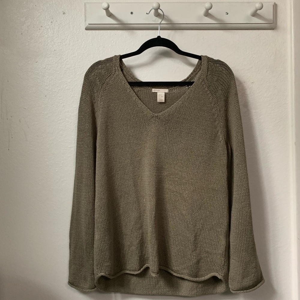 oversized knit sweater